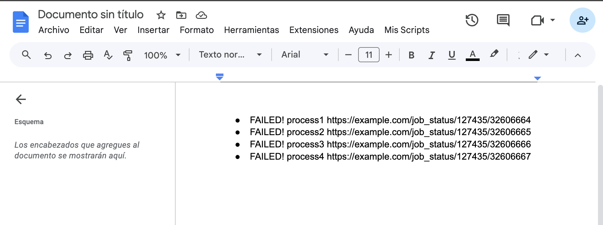 Texto para convertir